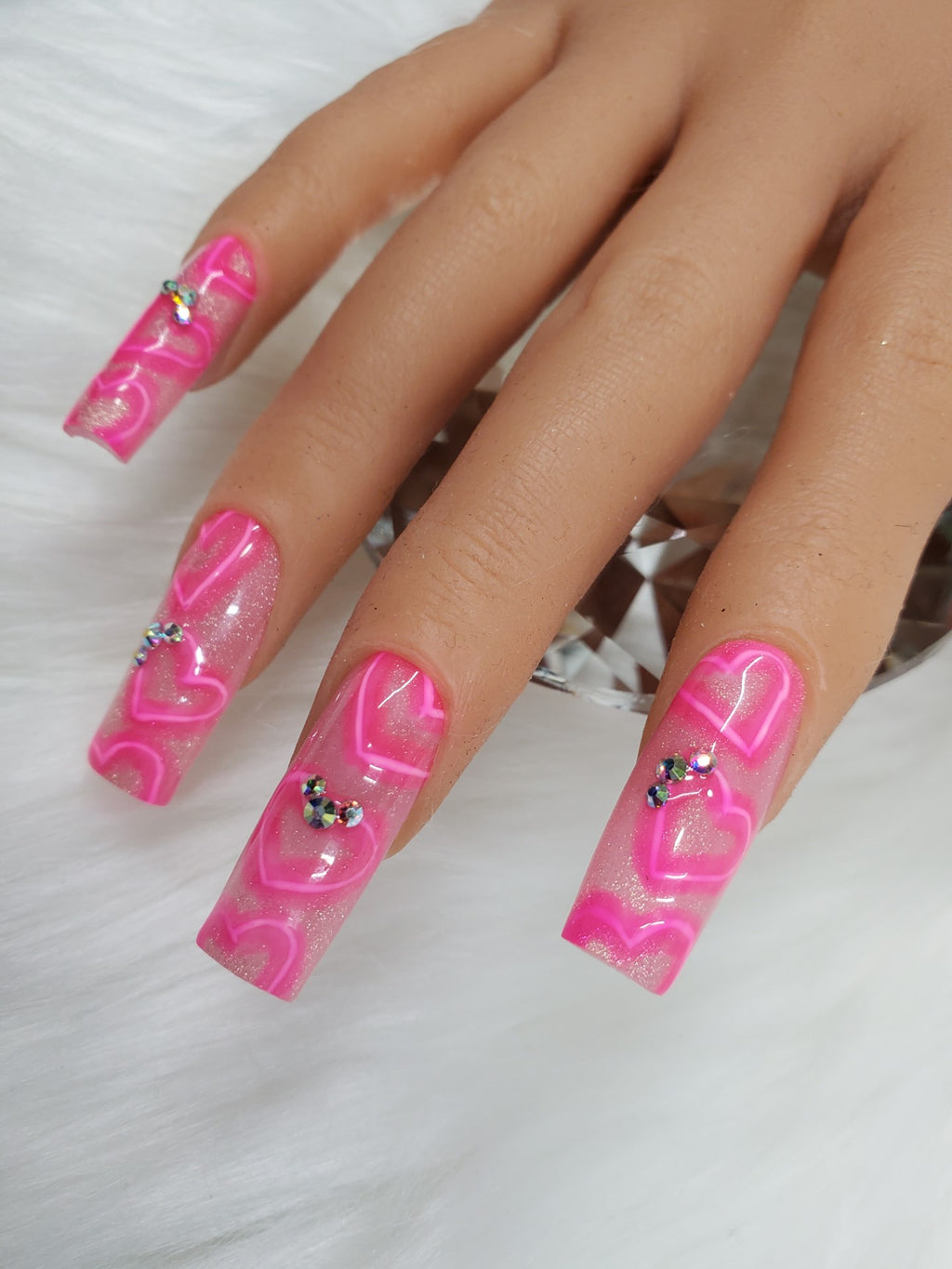 Neon Hearts