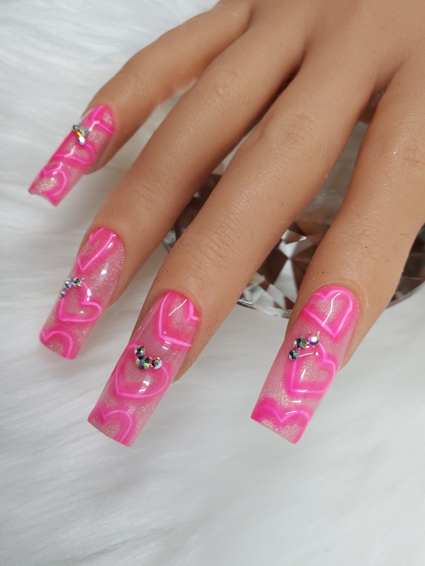 Neon Hearts