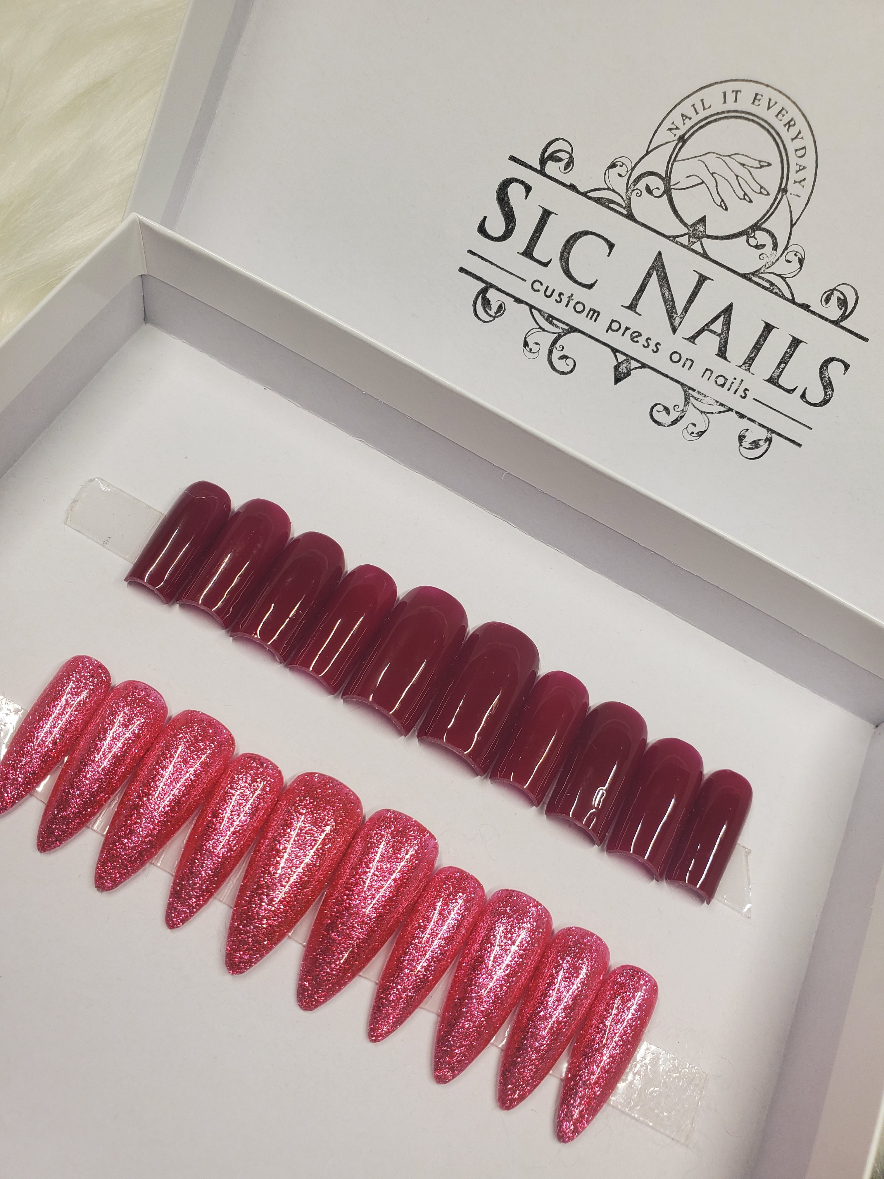 Solid One-Color Nail Set